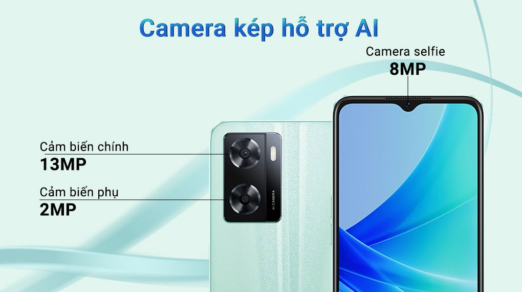 Camera hỗ trợ AI - OPPO A57 4G