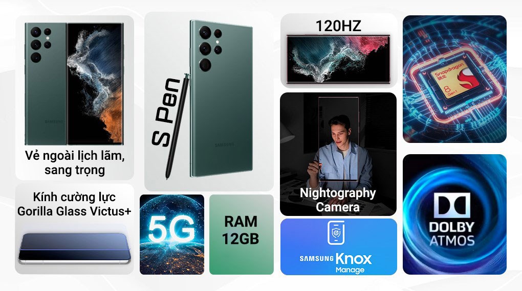 Điện thoại Samsung Galaxy S22 Ultra 5G 256GB phiên bản giới hạn