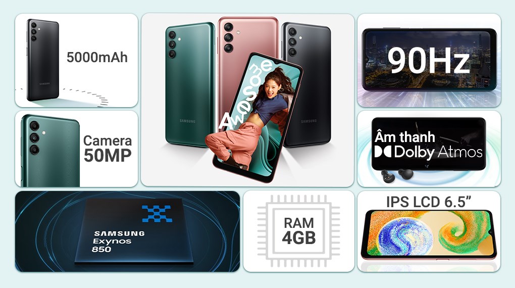 Samsung Galaxy A04s - Chính hãng, giá tốt