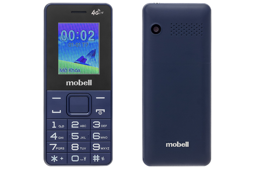 Điện thoại Mobell M239 4G Màu Xanh Dương
