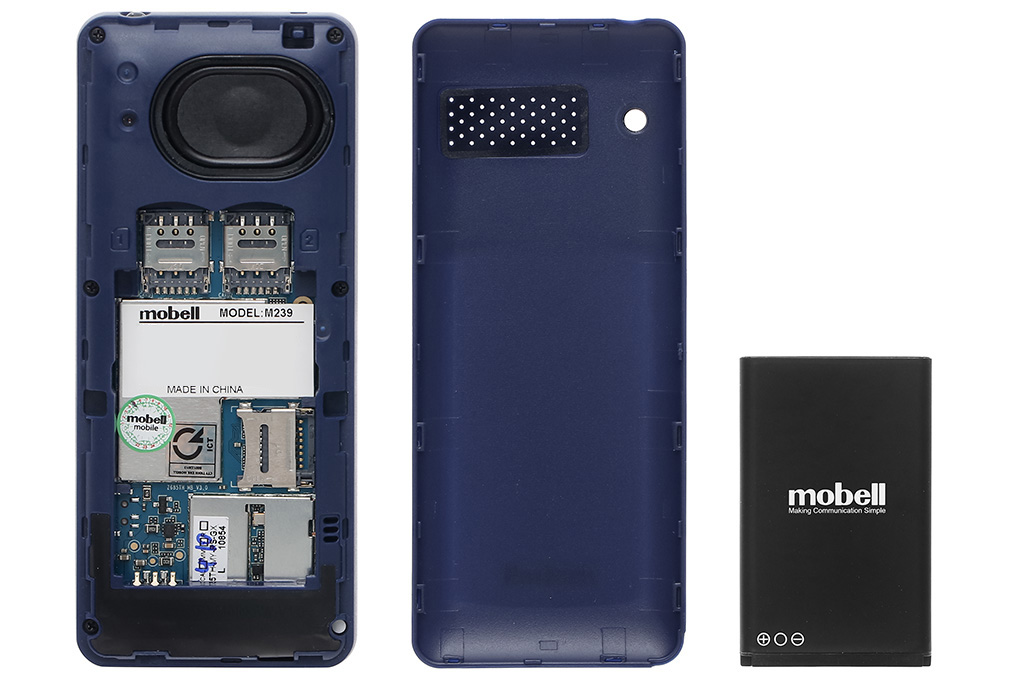 Điện thoại Mobell M239 4G Màu Xanh Dương