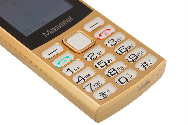 Điện thoại Masstel Lux 20 Màu Vàng