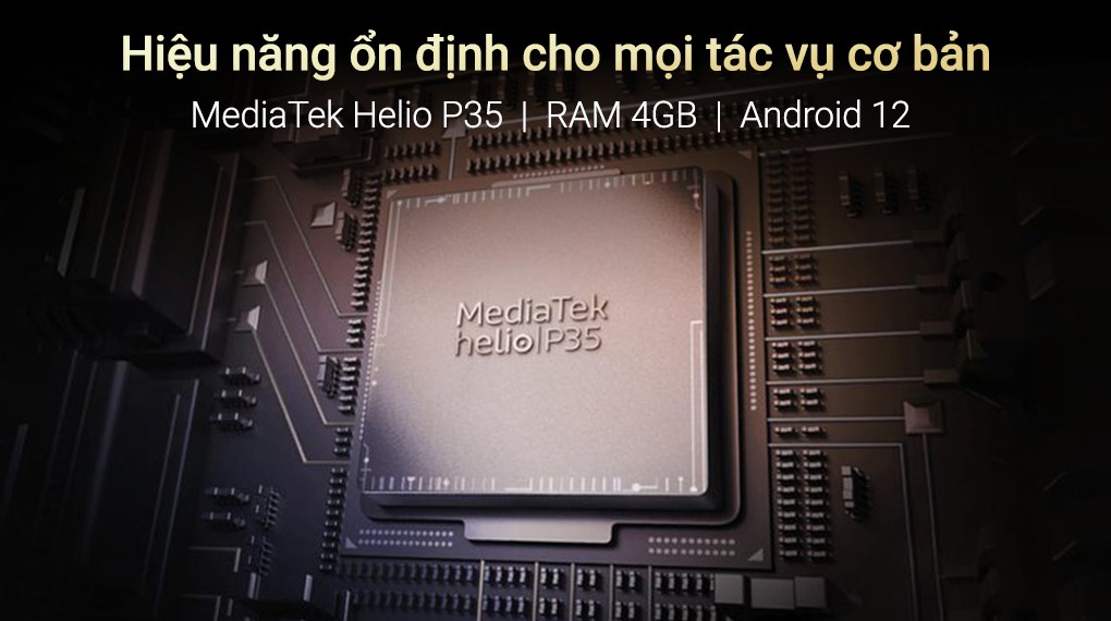 Trang bị chip Helio - Vivo Y16