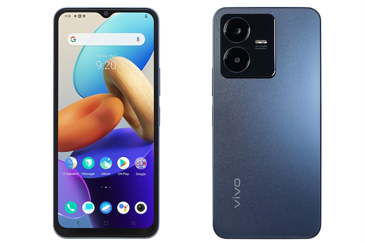 Điện thoại vivo Y22s 8GB Màu Xanh đen