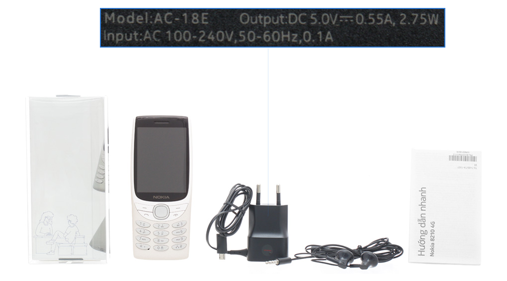 Bộ sản phẩm gồm: Hộp, Pin, Tai nghe, Sách hướng dẫn, Sạc liền cáp MicroUSB