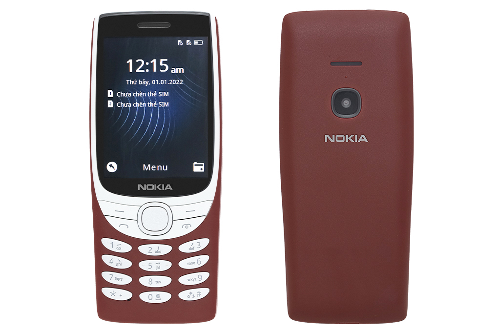 Điện thoại Nokia 8210 4G Màu Đỏ