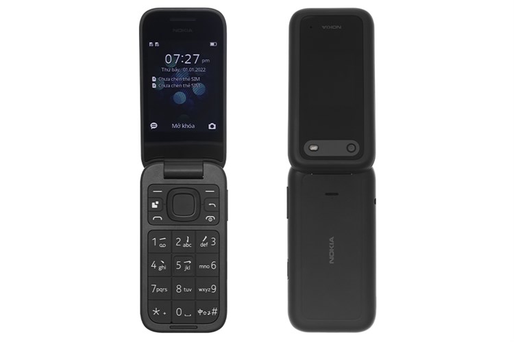 Điện thoại Nokia 2660 Flip Màu Đen