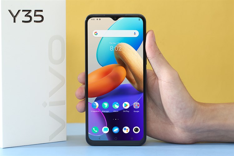 Điện thoại vivo Y35 Màu Đen
