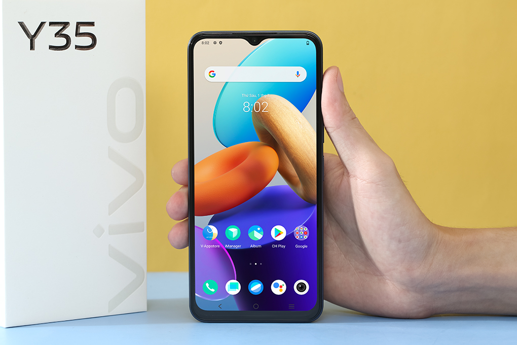 Điện thoại vivo Y35 Màu Đen