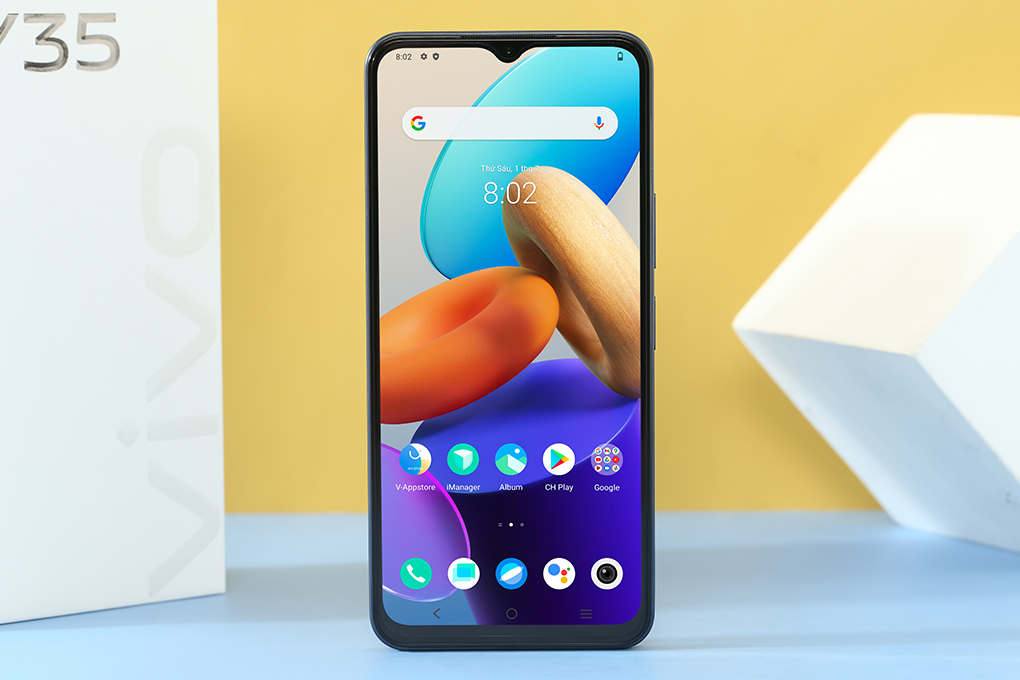 Điện thoại vivo Y35 Màu Đen