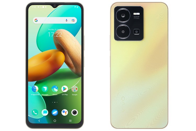Điện thoại vivo Y35 Màu Vàng