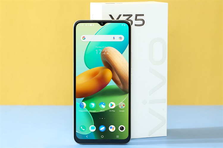 Điện thoại vivo Y35 Màu Vàng
