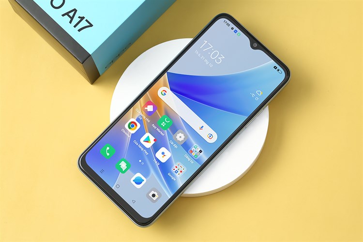 Điện thoại OPPO A17 Màu Xanh Dương