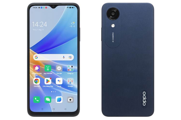 Điện thoại OPPO A17K 3GB/64GB Màu Xanh Dương