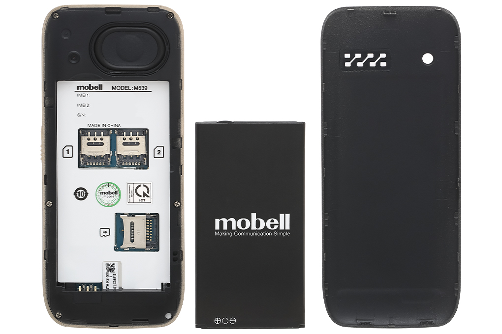Điện thoại Mobell M539 Màu Vàng đồng