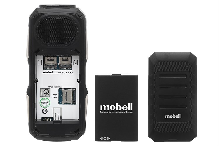 Điện thoại Mobell Rock 4 Màu Đen