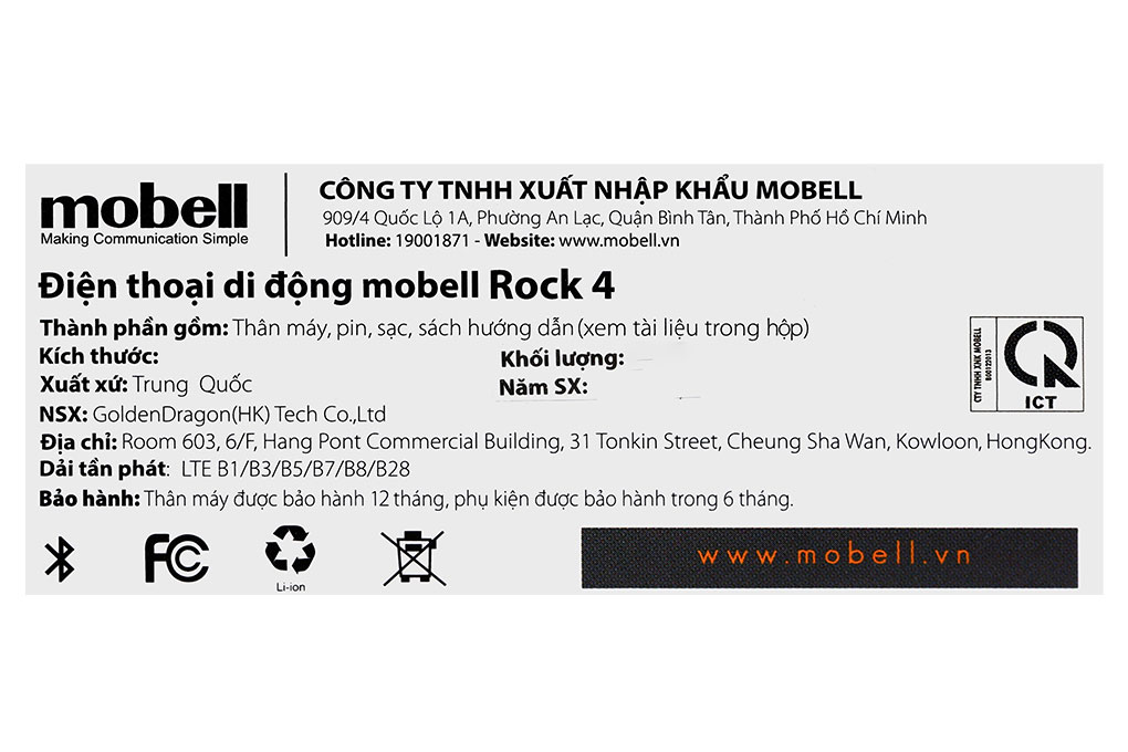 Điện thoại Mobell Rock 4 - 9
