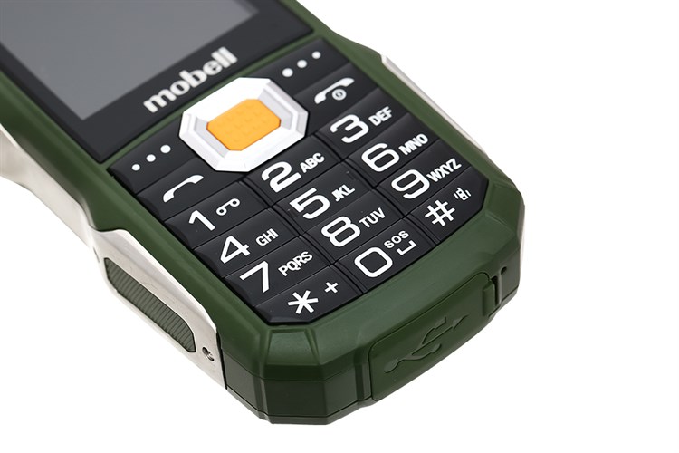Điện thoại Mobell Rock 4 Màu Xanh lá