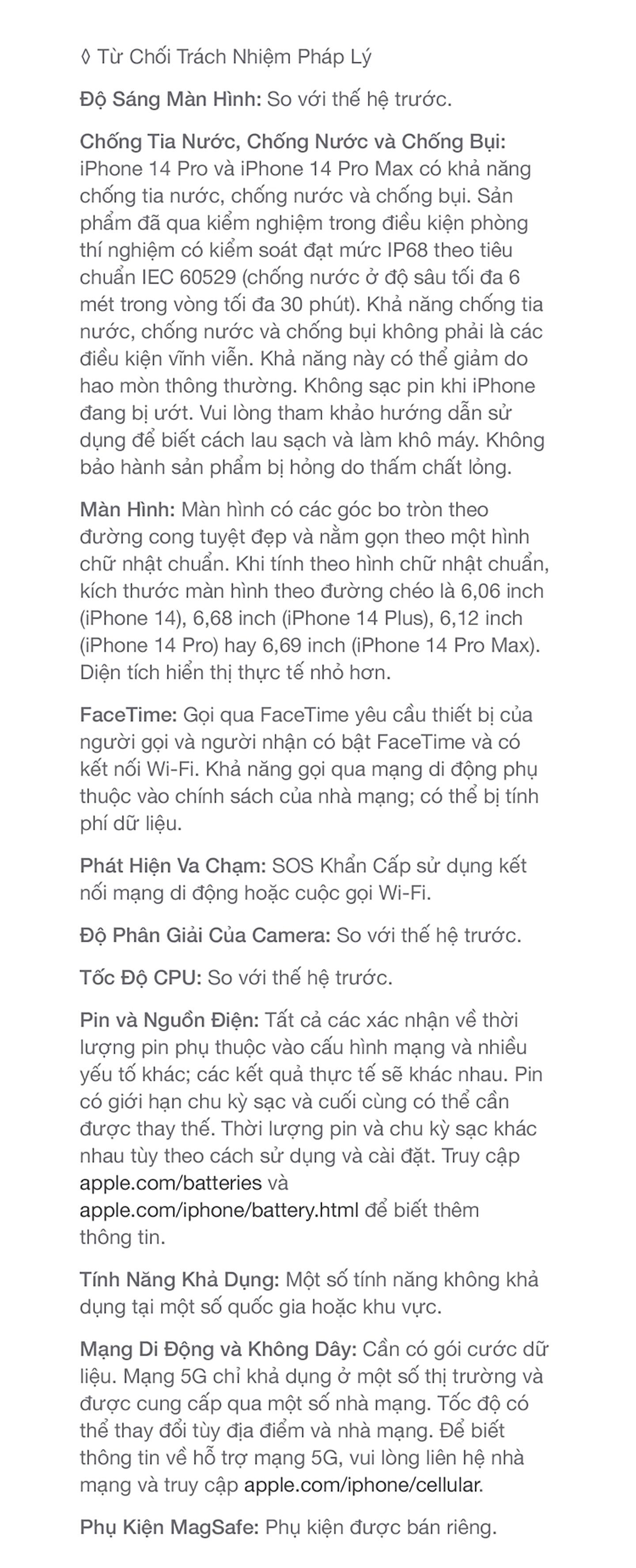 iPhone 14 Pro 256GB Phụ kiện Magsafe