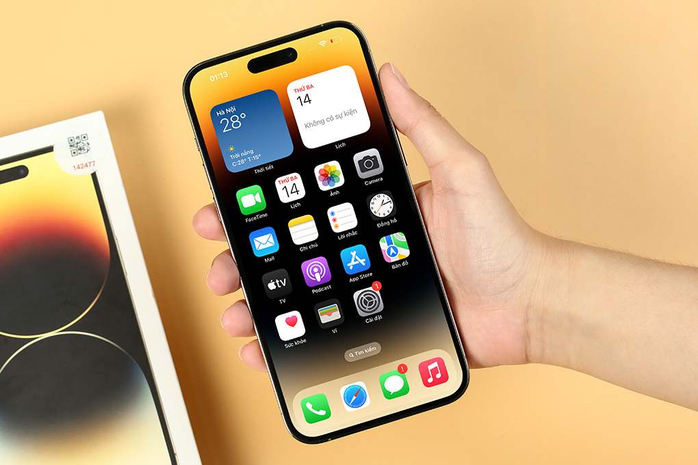 Điện thoại iPhone 14 Pro Max 256GB Màu Vàng