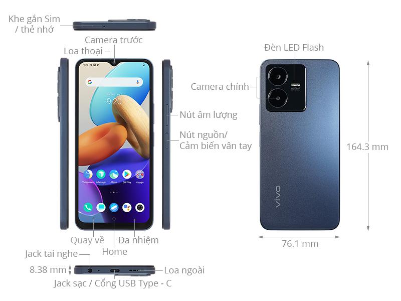 Điện thoại Vivo Y22s 4GB