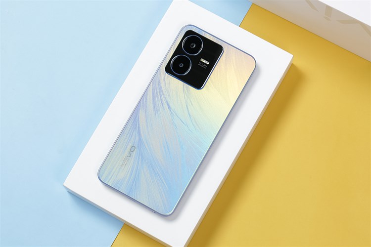 Điện thoại vivo Y22s 4GB Màu Vàng - Xanh dương