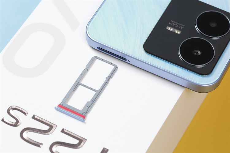 Điện thoại vivo Y22s 4GB Màu Vàng - Xanh dương