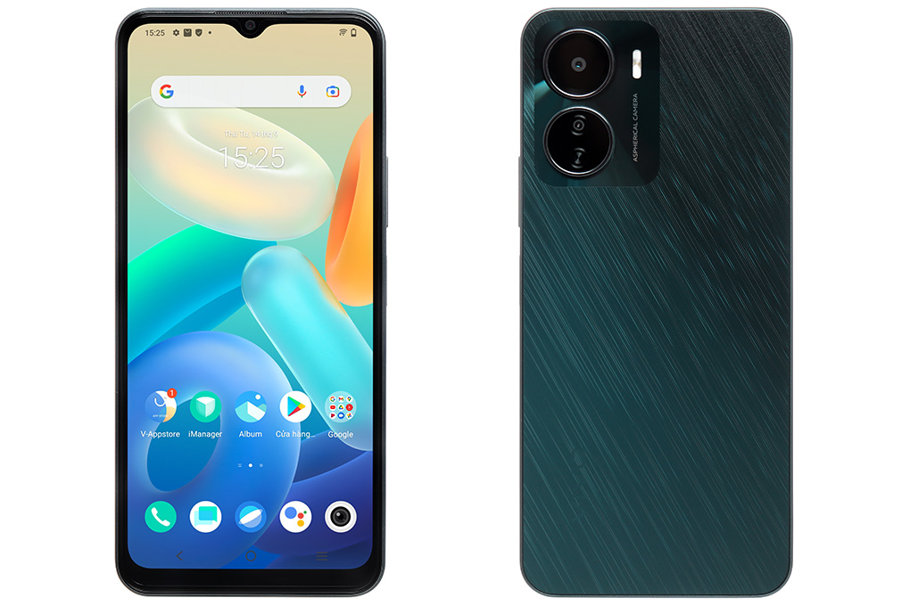 Điện thoại vivo Y16 64GB Màu Đen