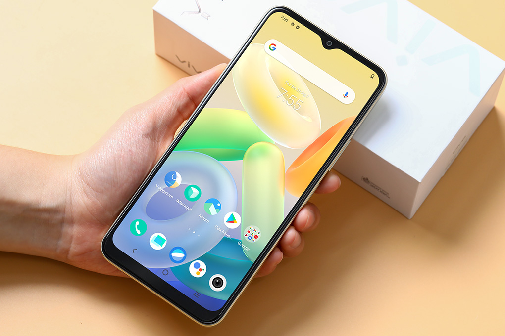 Điện thoại vivo Y16 64GB Màu Vàng