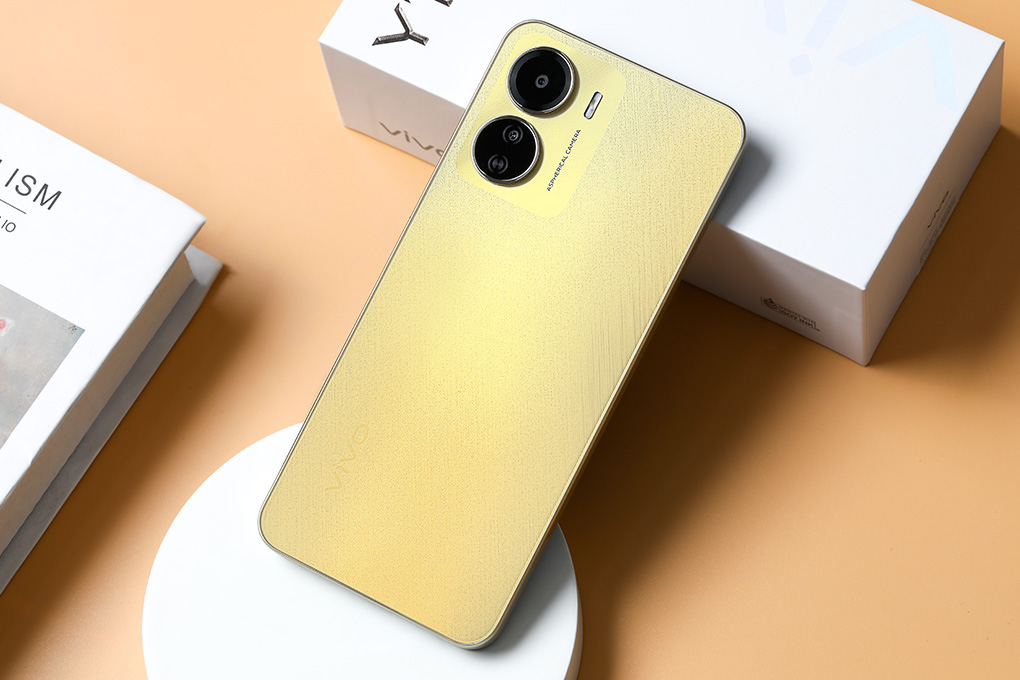 Điện thoại vivo Y16 64GB Màu Vàng