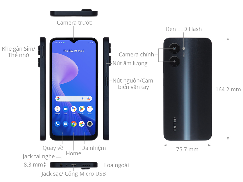 Điện thoại Realme C33 (3GB/32GB)