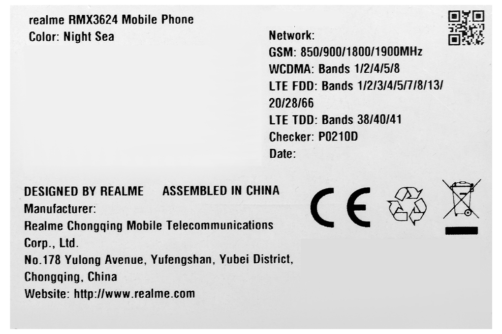 Điện thoại realme C33 (3GB/32GB) Màu Đen