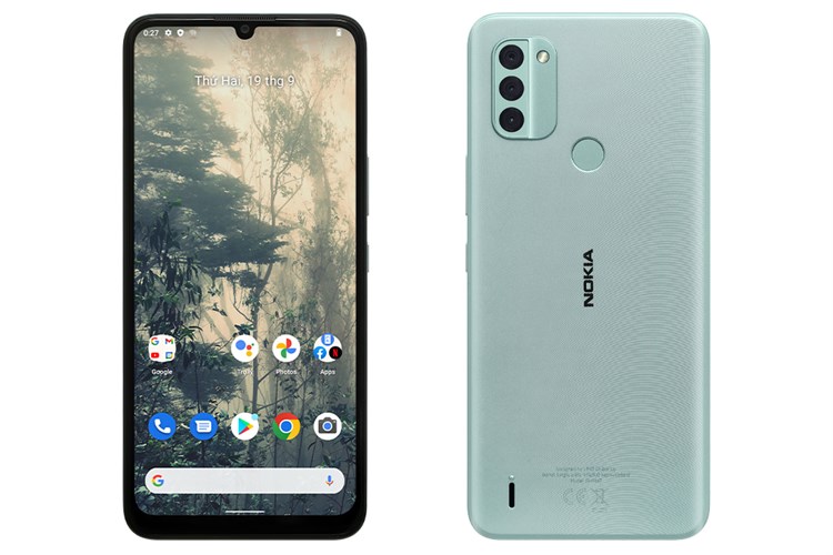 Điện thoại Nokia C31 (4GB/128GB) Màu Xanh mint