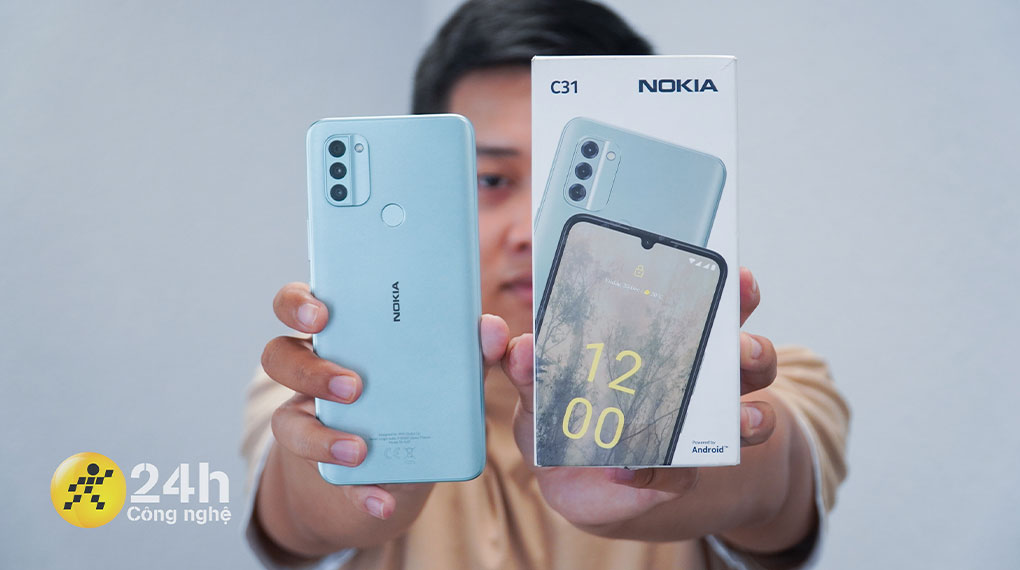 Đầy đủ phụ kiện đến từ Nokia - Nokia C31 (3GB/32GB)