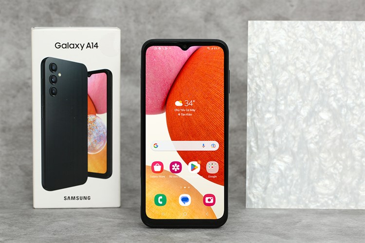 Điện thoại Samsung Galaxy A14 6GB Màu Đen