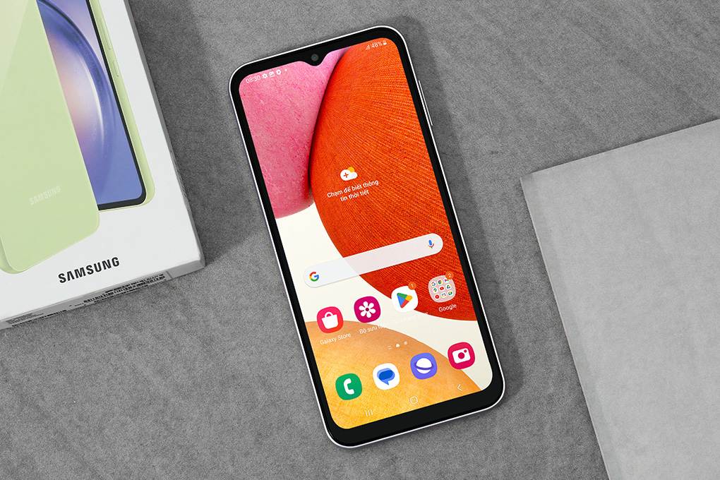 Điện thoại Samsung Galaxy A14 6GB Màu Bạc