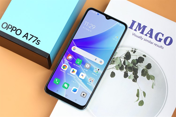 Điện thoại OPPO A77s Màu Xanh ngọc