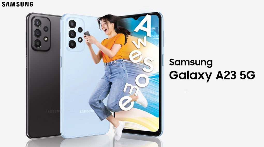 Ngoại hình trẻ trung - Samsung Galaxy A23 5G 6GB
