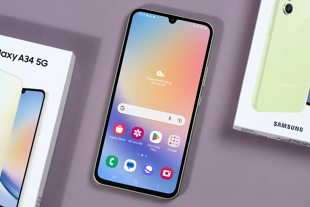 Điện thoại Samsung Galaxy A34 5G 8GB/256GB Màu Xanh Lá Mạ