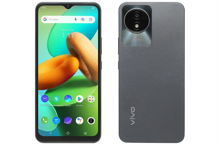 Điện thoại vivo Y02 Màu Đen
