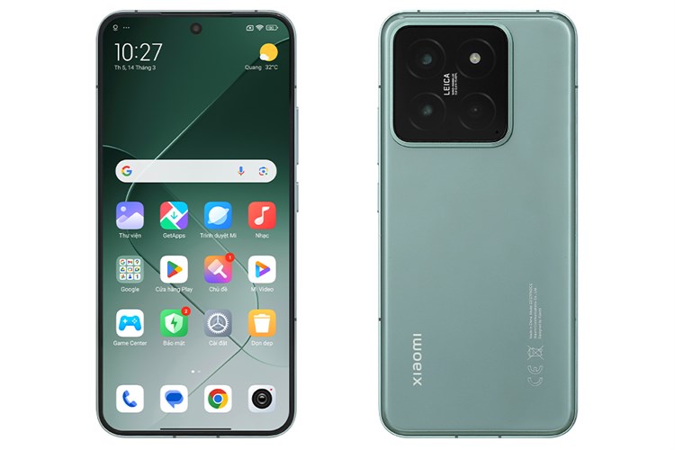Điện thoại Xiaomi 14 5G 12GB/512GB Màu Xanh lá