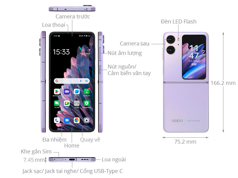 OPPO Find N2 Flip 5G 8GB/256GB