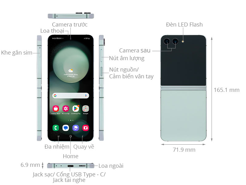 Samsung Galaxy Z Flip5 5G 8GB/256GB