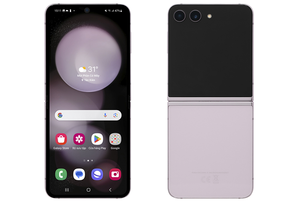 Điện thoại Samsung Galaxy Z Flip5 5G 8GB/256GB Màu Tím nhạt