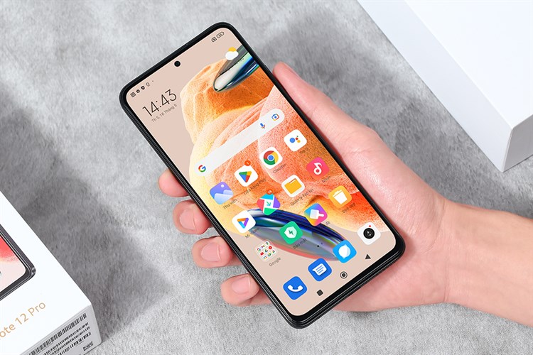 Điện thoại Xiaomi Redmi Note 12 Pro 128GB Màu Xám