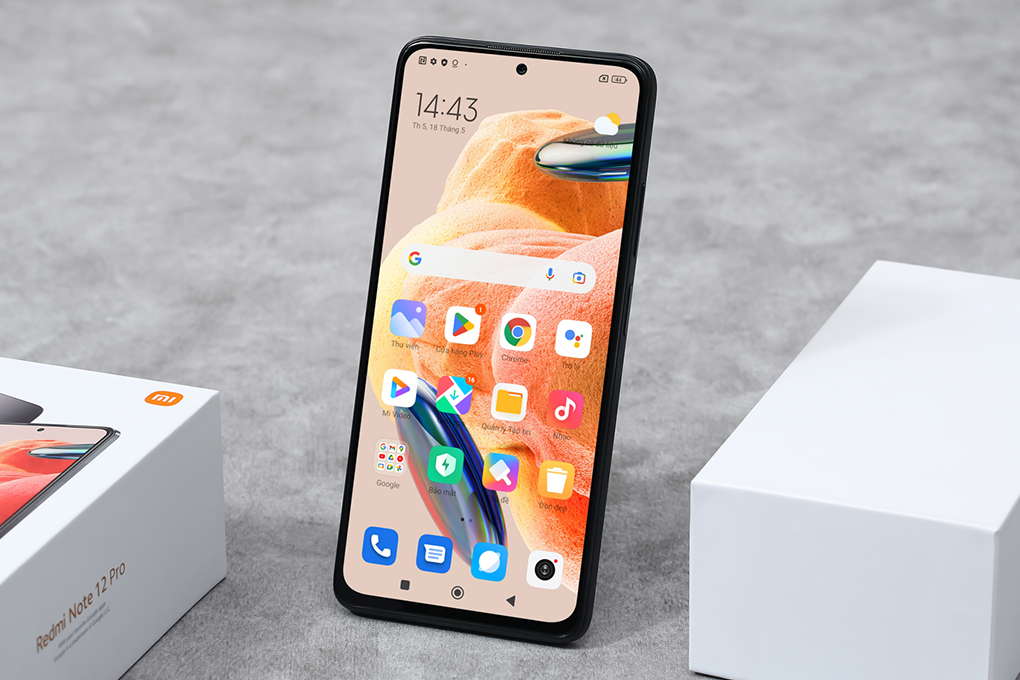 Điện thoại Xiaomi Redmi Note 12 Pro 128GB Màu Xám