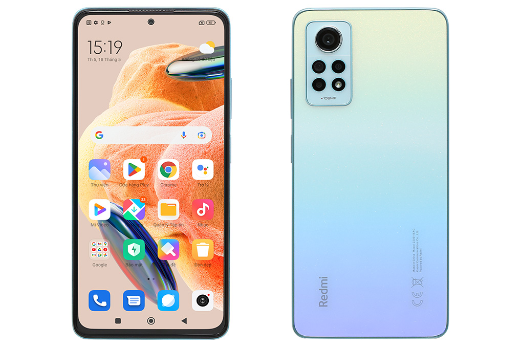 Điện thoại Xiaomi Redmi Note 12 Pro 128GB Màu Xanh dương nhạt