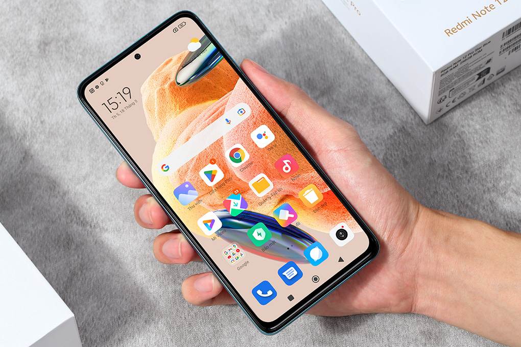 Điện thoại Xiaomi Redmi Note 12 Pro 128GB Màu Xanh dương nhạt