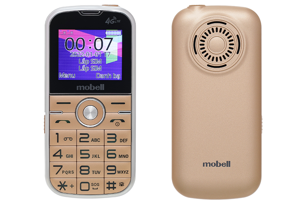 Điện thoại Mobell F209 Màu Vàng