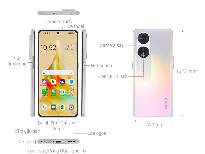 OPPO Reno8 T 5G 256GB